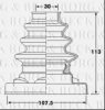 BMW 33217561687 Bellow, driveshaft